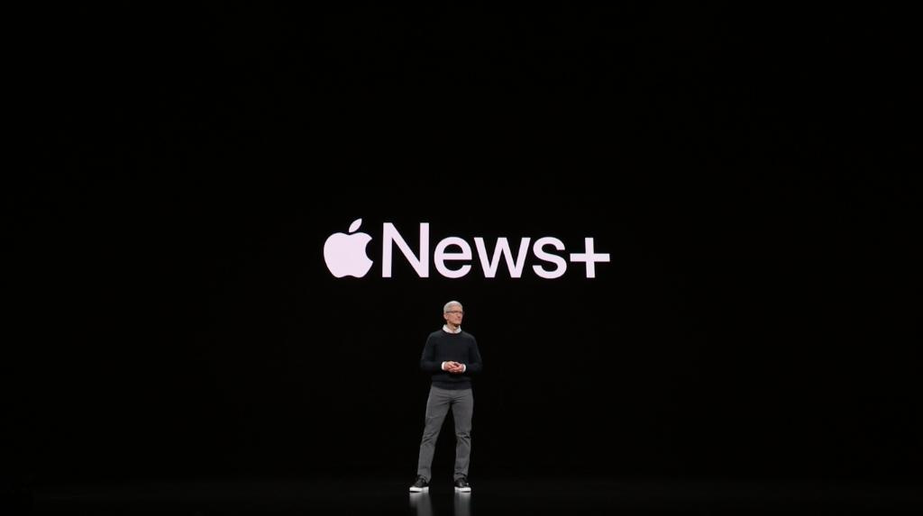 Bild från produktpresentationen av Apple News+
