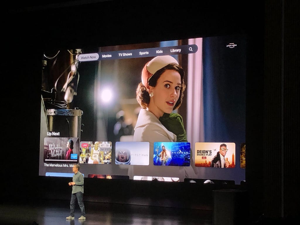 Bild från produktpresentationen av Apple TV+