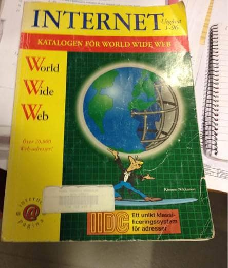 Papperskatalog över The World Wide Web